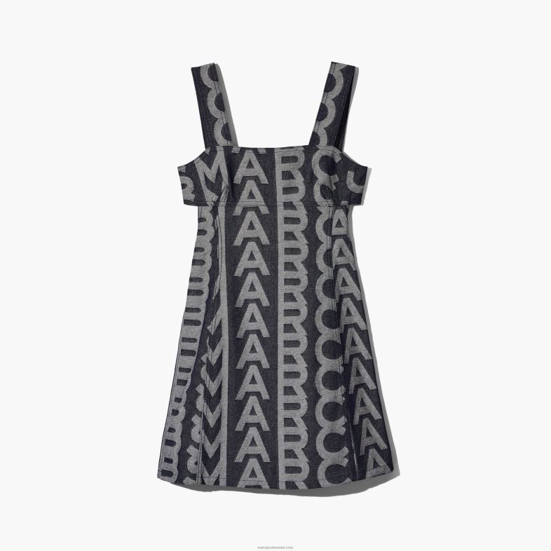 Marc Jacobs monogrammiga teksariidest väljalõikega kleit 4BZR505