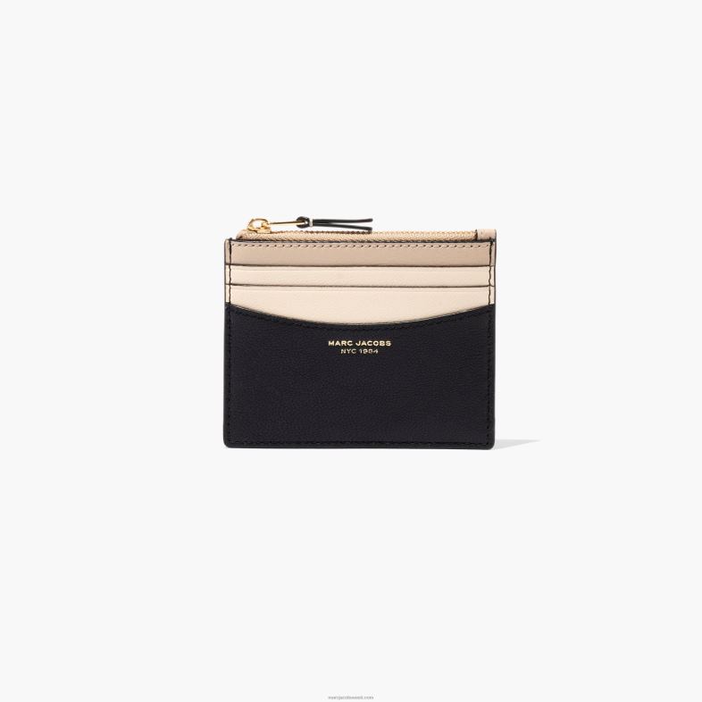 Marc Jacobs õhuke 84 värviplokiga zip-kaardi ümbris 4BZR328