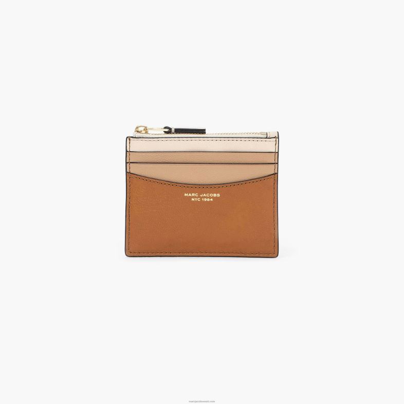 Marc Jacobs õhuke 84 värviplokiga zip-kaardi ümbris 4BZR329