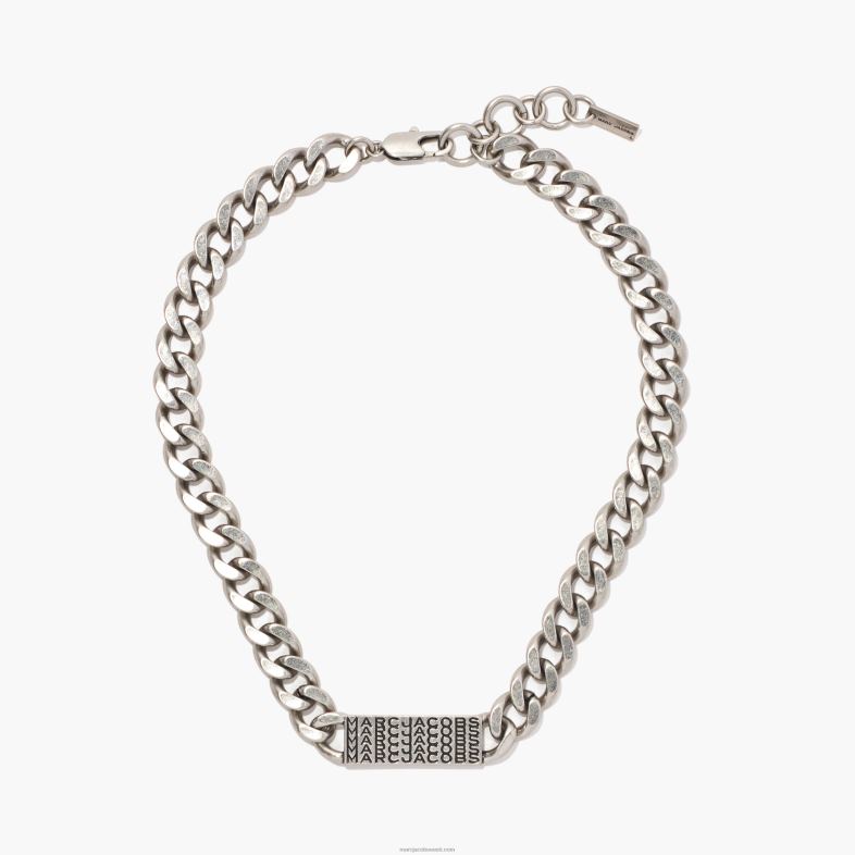 Marc Jacobs vöötkoodi monogramm id kett kaelakee 4BZR418