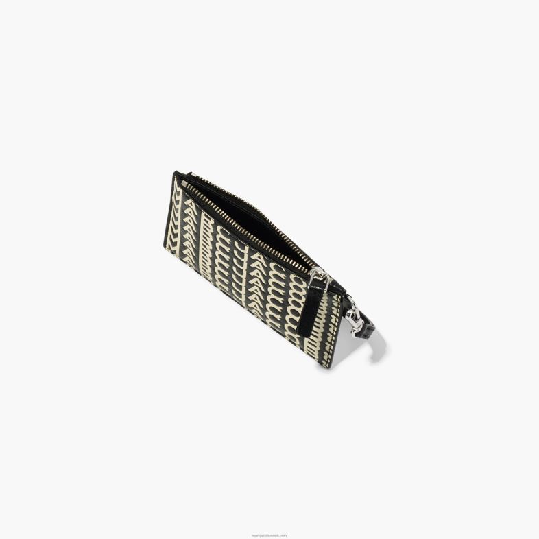 Marc Jacobs monogrammiga nahast tõmblukuga käevõru 4BZR306
