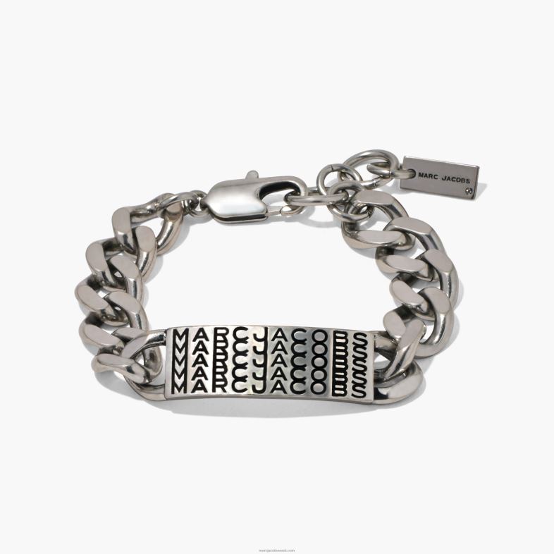 Marc Jacobs vöötkoodi monogrammi ID keti käevõru 4BZR426