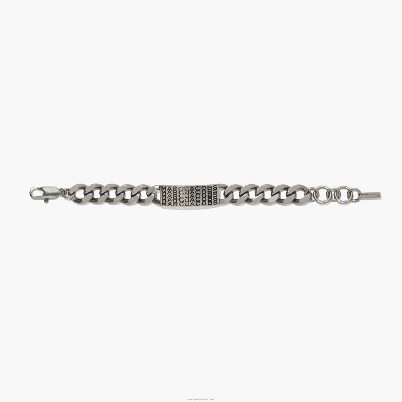 Marc Jacobs vöötkoodi monogrammi ID keti käevõru 4BZR426