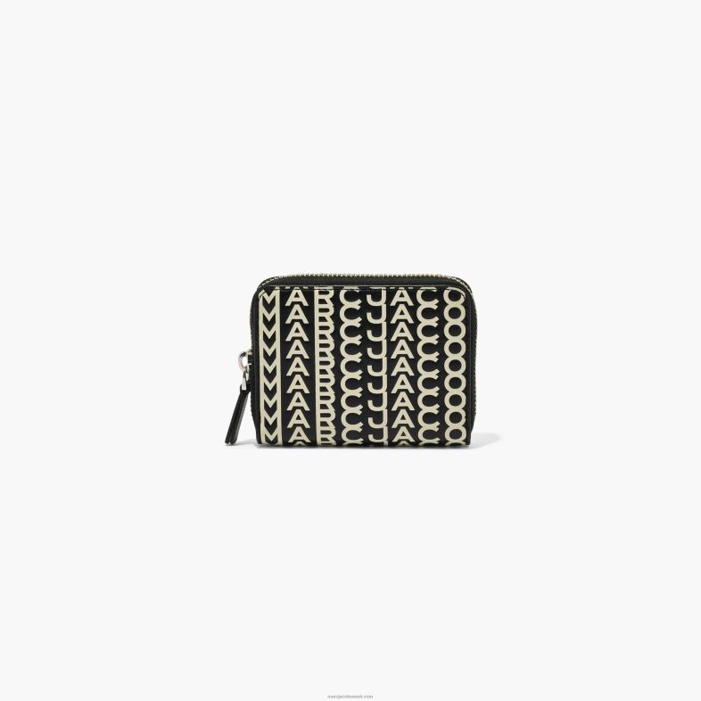 Marc Jacobs monogramm-nahast tõmblukk rahakoti ümber 4BZR304