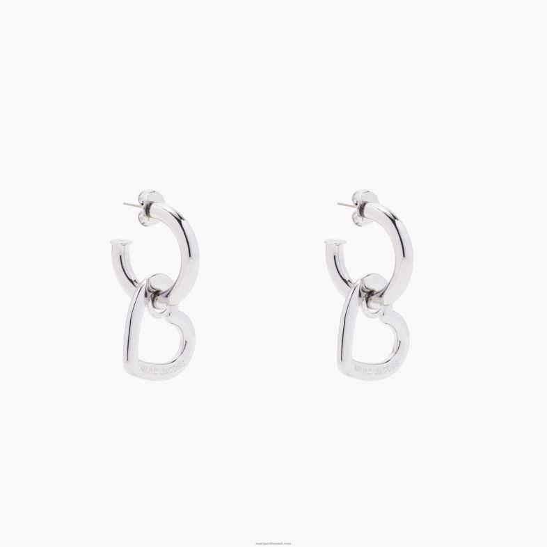 Marc Jacobs võlutud topeltsüdamerõngad 4BZR443