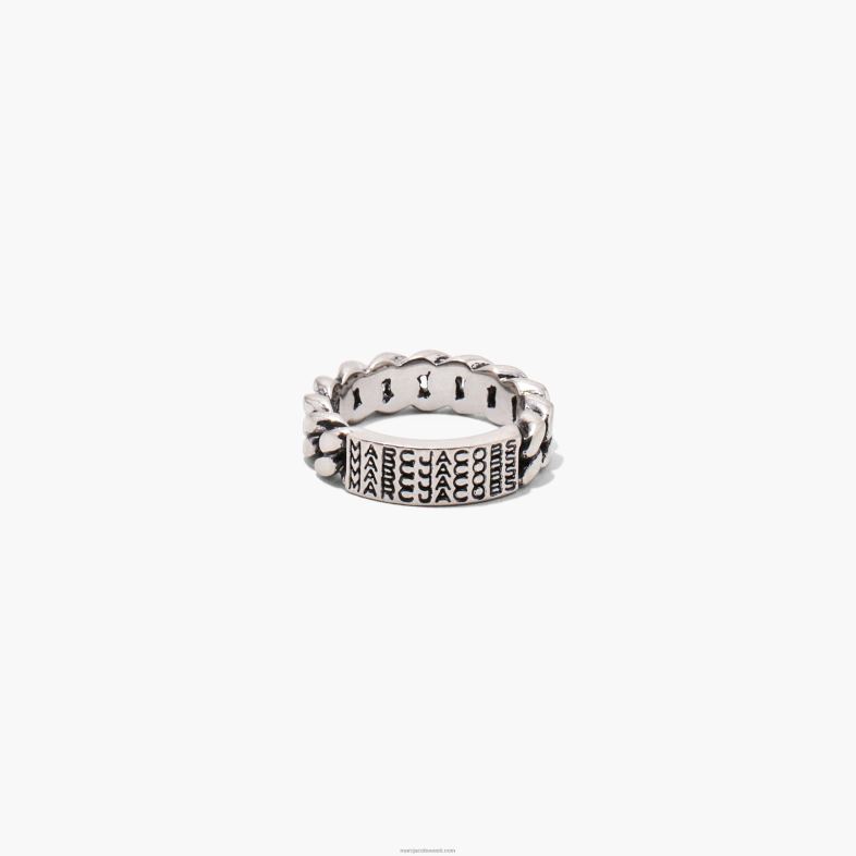 Marc Jacobs vöötkoodi monogrammi ID ketirõngas 4BZR460